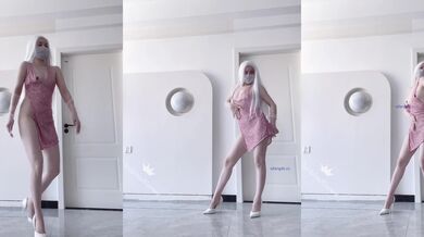 ❣️推荐❣️推特极品嫩妹【冰冰爱跳舞】收费私拍第二弹，各式各样情趣丝袜装裸舞 (12)